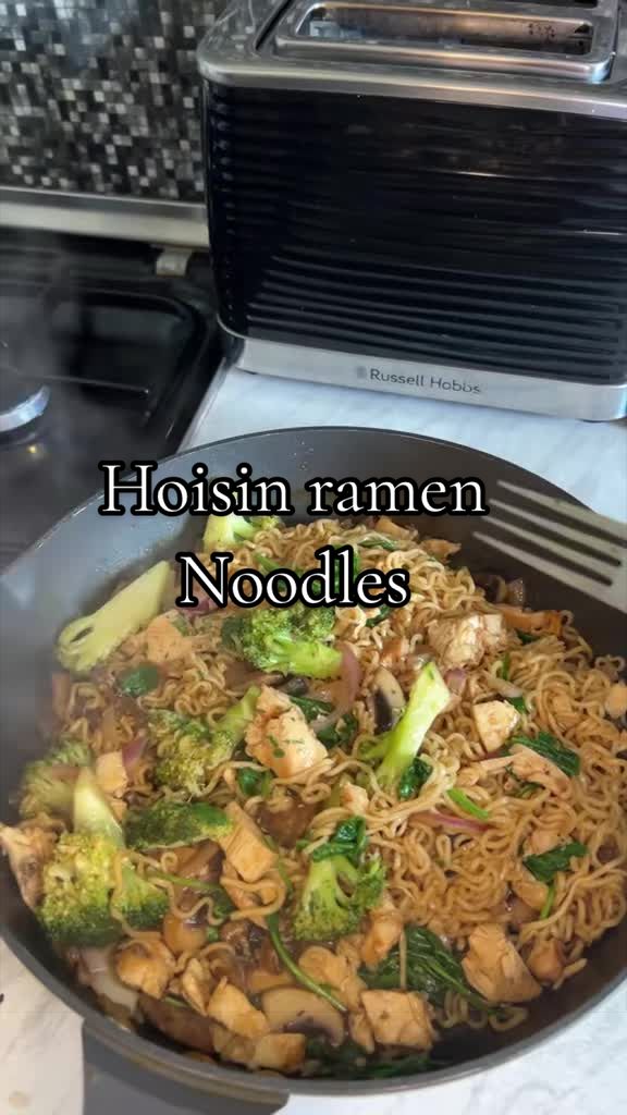 Recipe: Hoisin Ramen Chicken Noodles